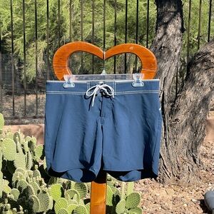 CARVE DEDIGNS - Navy Blue Athletic Shorts